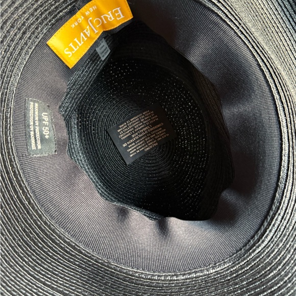 Eric Javits Daphne Broad Brim Straw Fedora - Picture 4 of 7